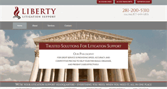 Desktop Screenshot of libertylitsupport.com