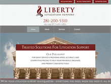 Tablet Screenshot of libertylitsupport.com